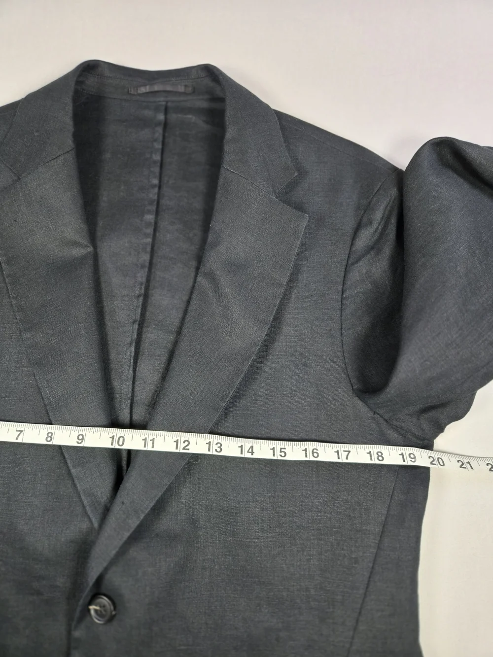 Quince Mens Linen Blazer Jacket Black Quiet Luxury Summer Sport Coat Size Medium